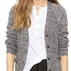 Madewell Textured Marled Cardigan Sweater